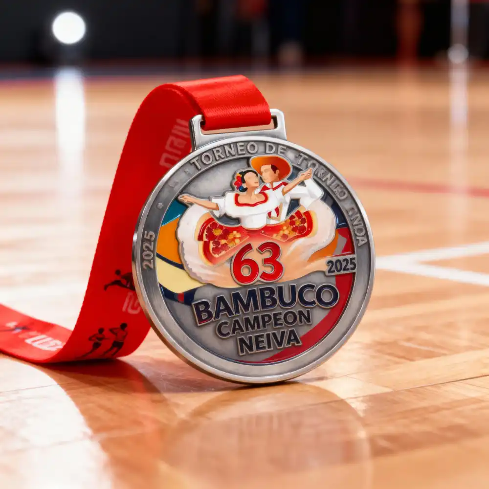 Medallas metalicas Neiva