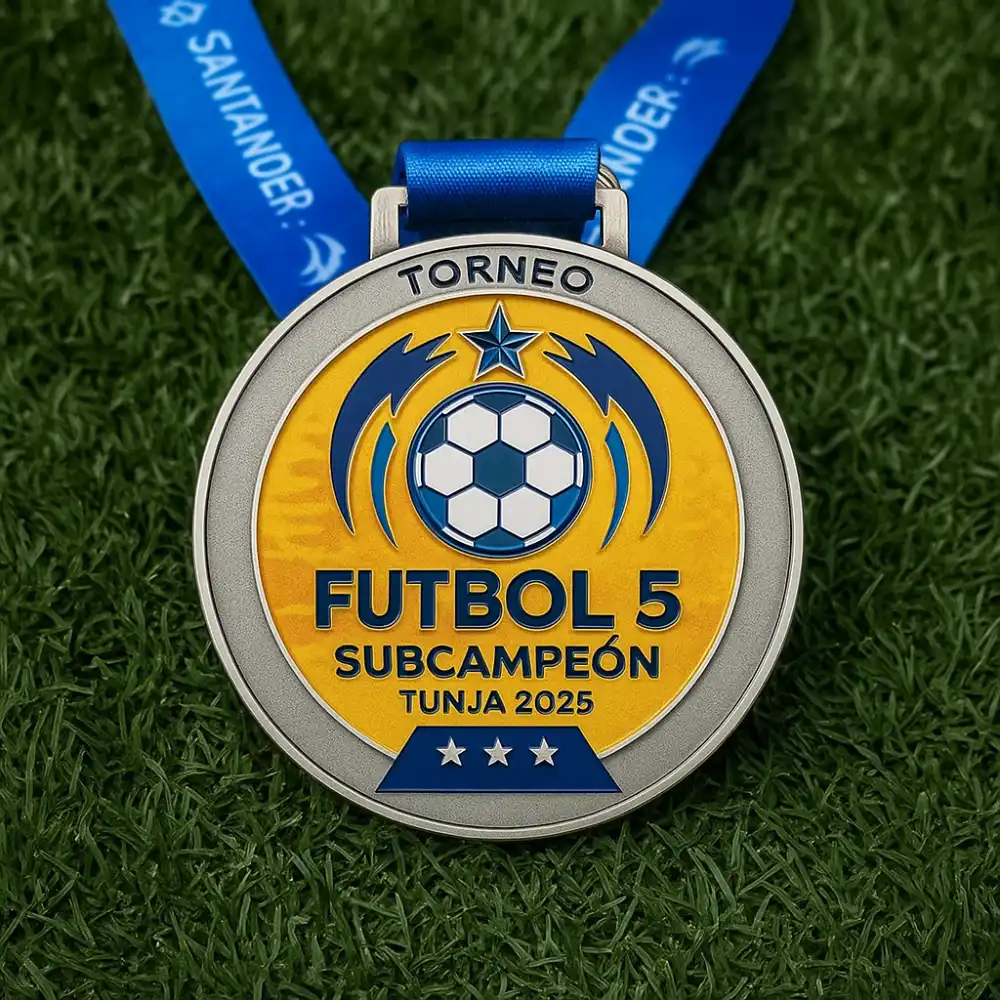 Medallas Tunja metalicas