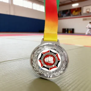 Medallas baño plateado