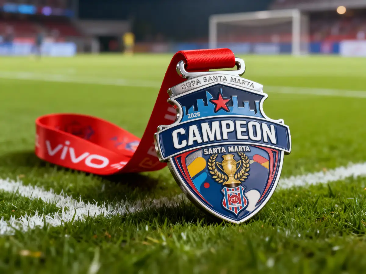 Medallas futbol Santa Marta