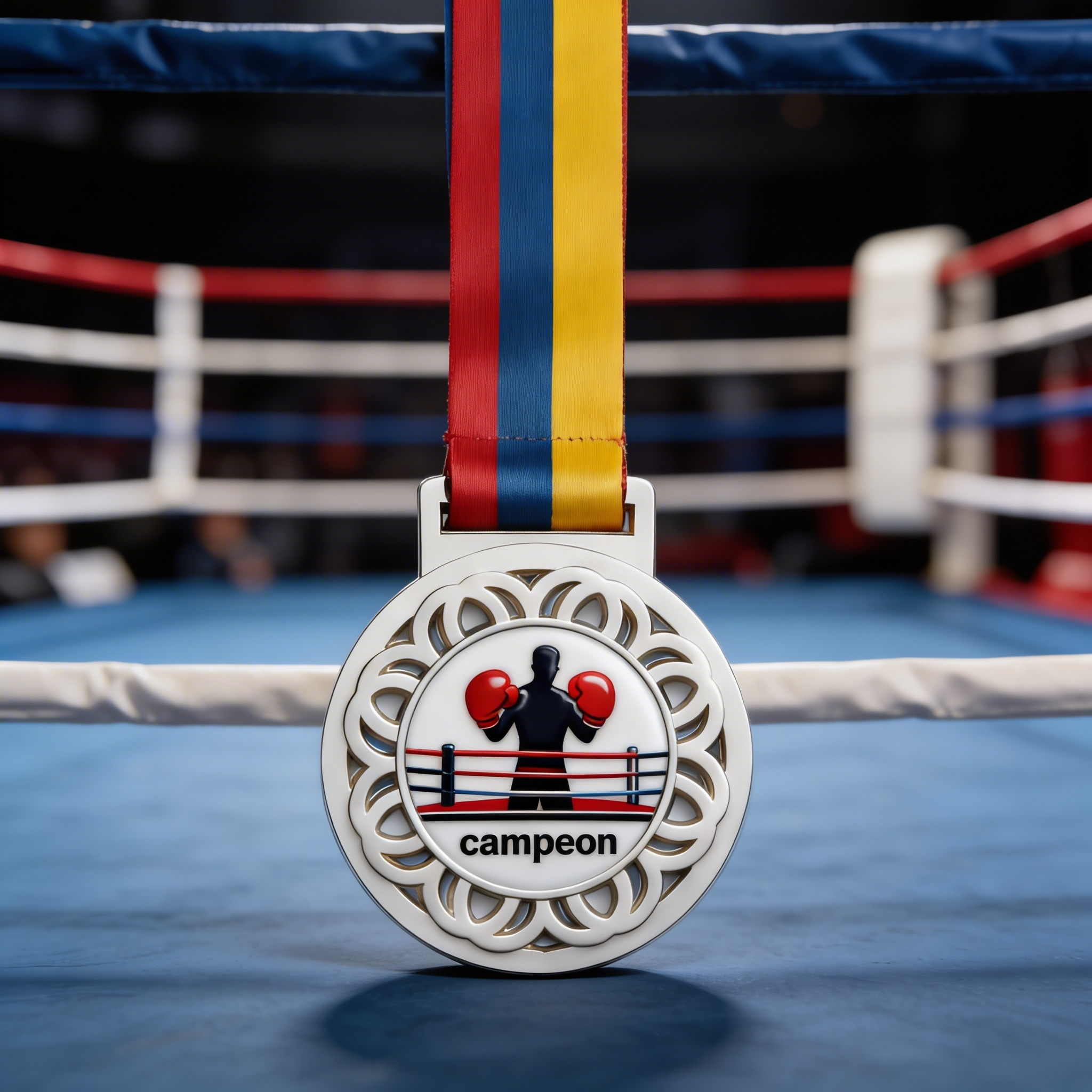 medalla-flor-metalica-clasica