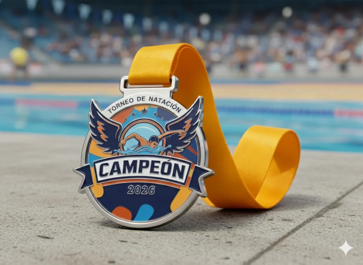 medalla de natacion