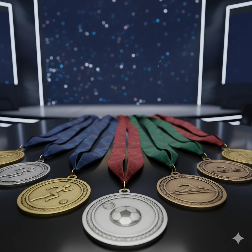medallas variadas