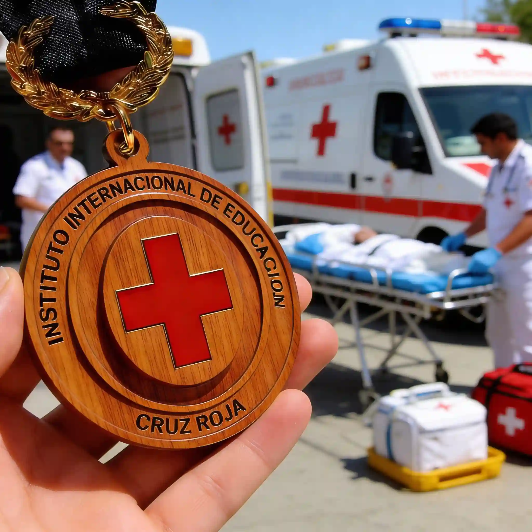 medallas de madera personalizadas