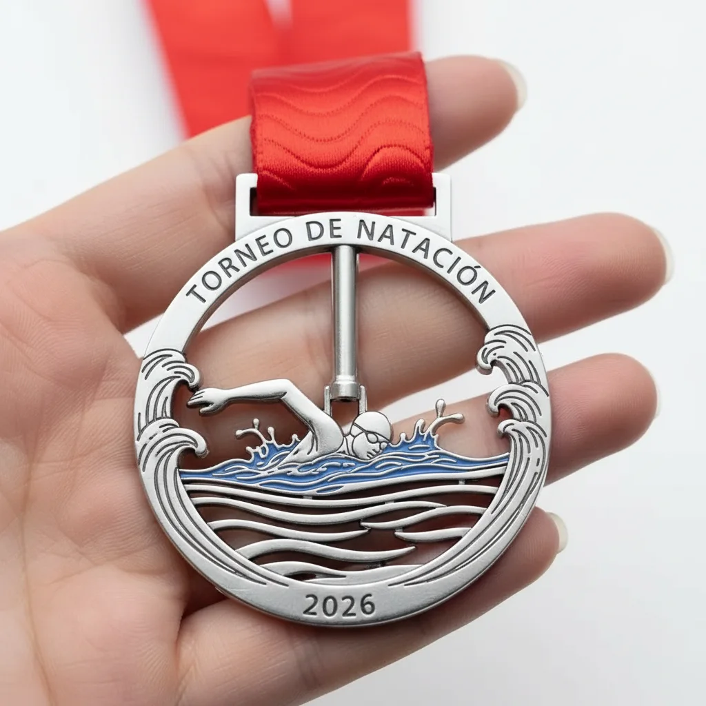 medallas para natacion