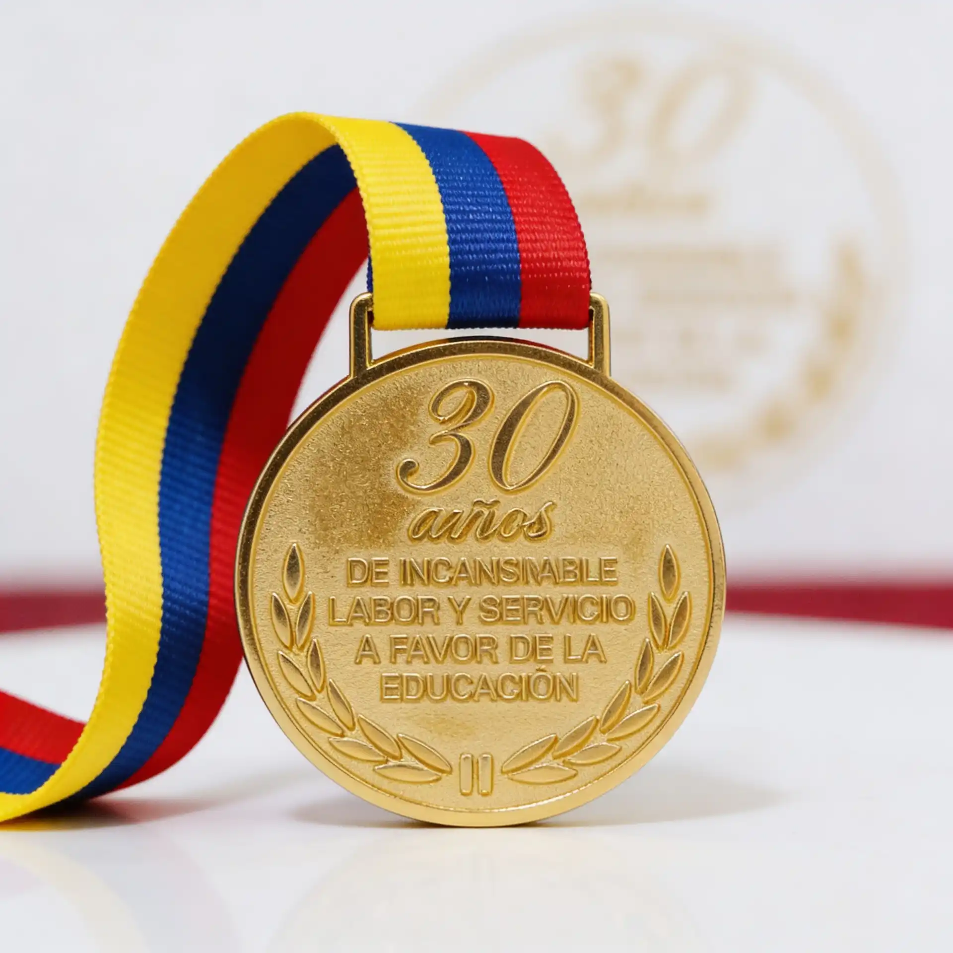 medallas de reconocimiento