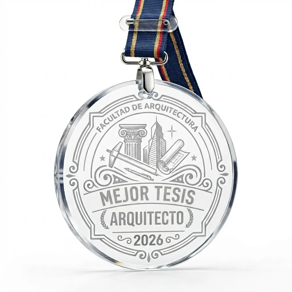 escudo-universidad-zamac-dorado-grabado-lema-promocion-nombre-graduando